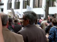 Occupy Portland Sam Adams with crowd