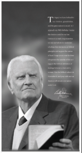 Billy Graham Election Message