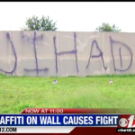 jihad graffiti
