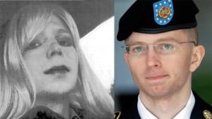 Bradley Manning in drag