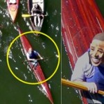 obama mask kayak