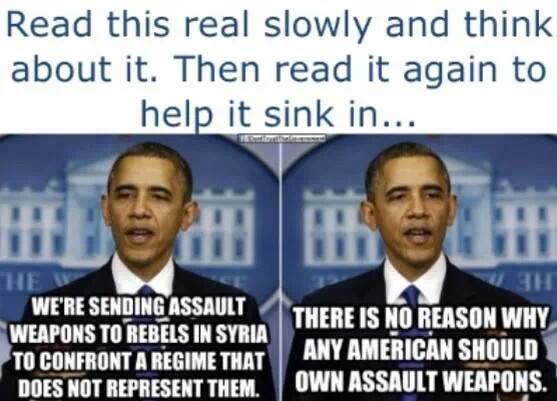 Funny Obama Gun Syria