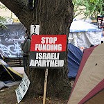 Occupy Portland's Anti Semites Hoist Signs in Camp's "Sacred Place"