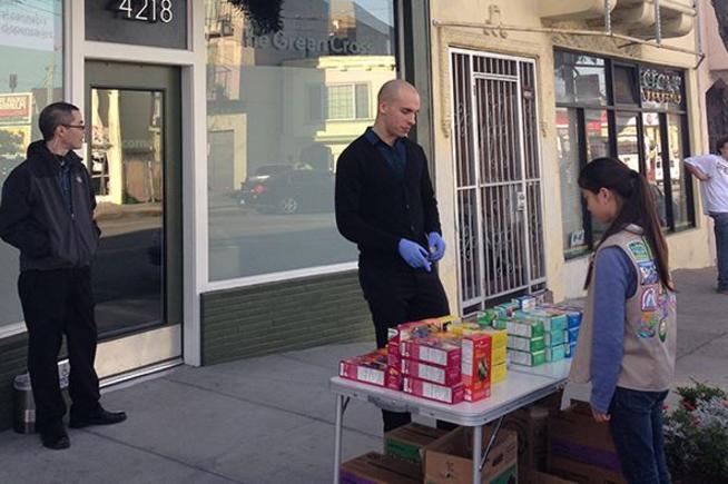 girl scout cookie pot store sf