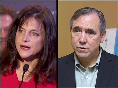 GOP nominee Dr. Monica Wehby and Sen. Jeff Merkley, D-Oregon.