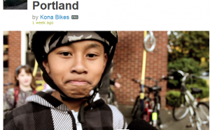 Portland kid claims to ride bike to school to "save polar bears" in 2012 bicycle propaganda film.