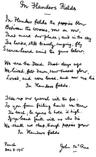 flanders field poem